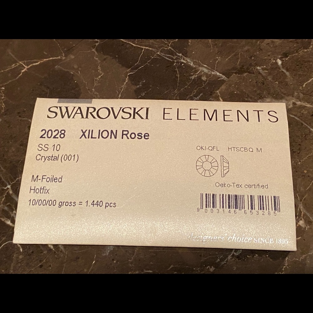 Authentic Swarovski Elements Crystals ss10 Hotfix